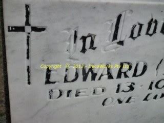 Image result for Restore Headstone Lettering