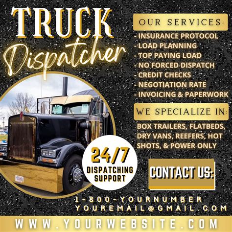 Truck Dispatch Template
