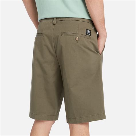 Claremont Twill Chino Short for Men in Green