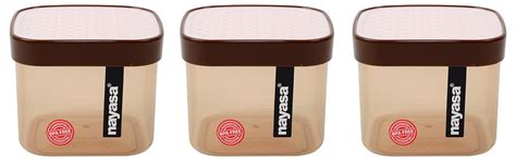 Buy Nayasa Fusion 750 ML BPA Free Food Grade Airtight Kitchen Storage ...