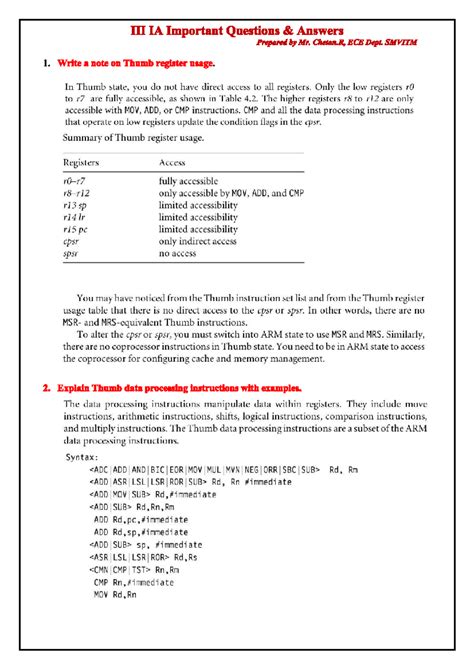3rd int arm - asd - Automata Theory And Compiler Design - Studocu