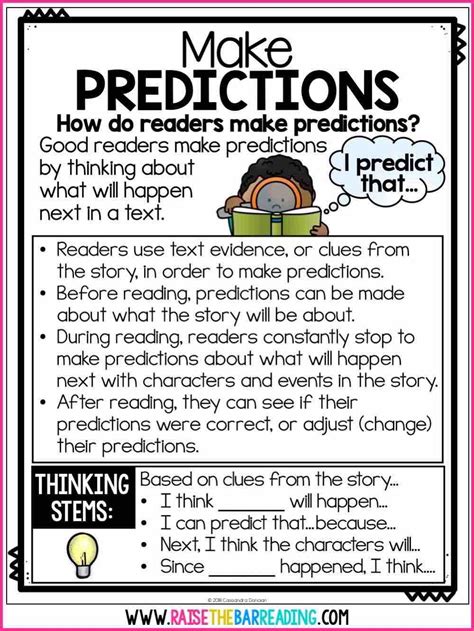 Image result for Predicting Outcomes Anchor Chart
