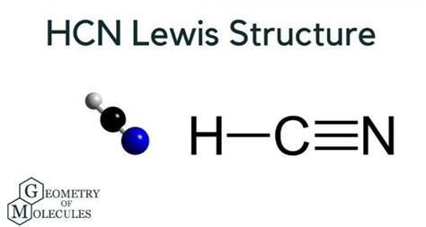 Draw the Lewis structure of HCN.