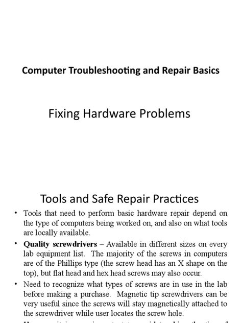 Troubleshooting Computer Hardware Problems 的图像结果