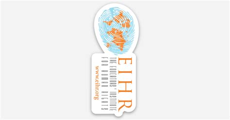 EIHR small horizontal sticker by Educators' Institute for Human Rights ...