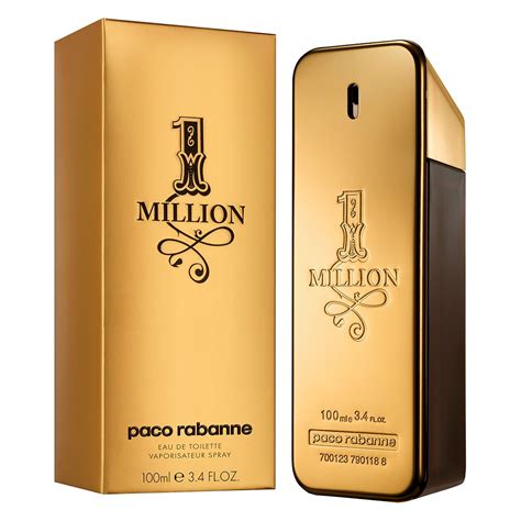Perfume One Million Masculino Paco Rabanne EDT 100ml - Incolor - Compre ...