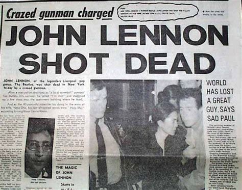 Lennon is dead! – We remeber John Lennon’s tragic death 40 years later ...