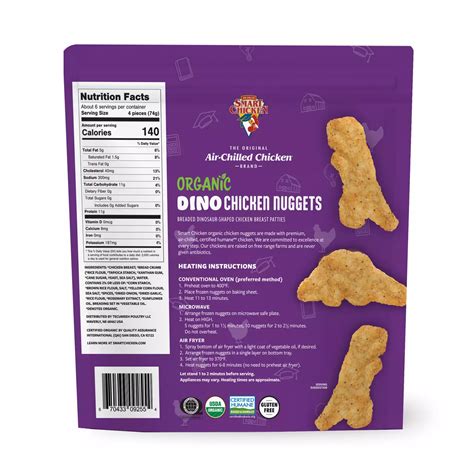 Smart Chicken Frozen Organic Dino Chicken Nuggets - Shop Chicken at H-E-B