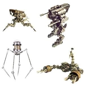 DIY Metal Robot Scorpion Knight Maze Puzzle Toy Assembly Model for Home ...