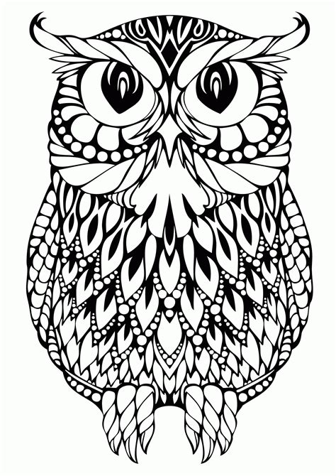 Adult Coloring Pages Animals