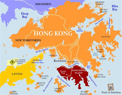 Hong Kong Island Districts Map at Loriann Day blog