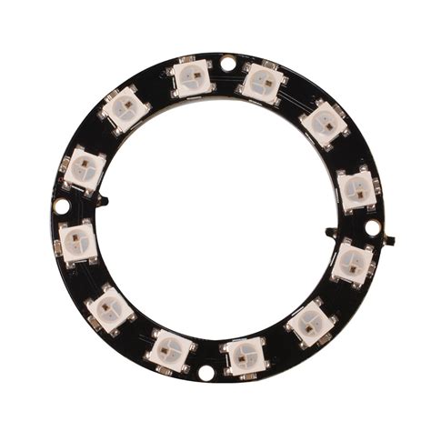 RGB LED Ring 12 Bit WS2812 5050 RGB LED + Integrated Driver Module ...