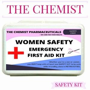 THE CHEMIST WOMEN SAFETY & EMERGENCY FIRST AID KIT First Aid Kit Price ...