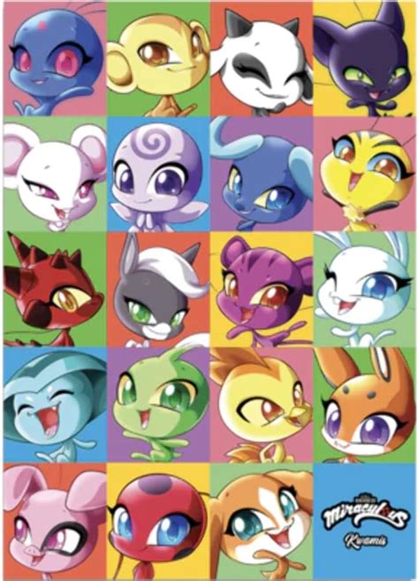 ZAG STORE - Miraculous Ladybug - Poster Kwamis Mix India | Ubuy