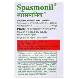 Buy Spasmonil Tablet online | Uses, Side Effects, Price and substitutes ...