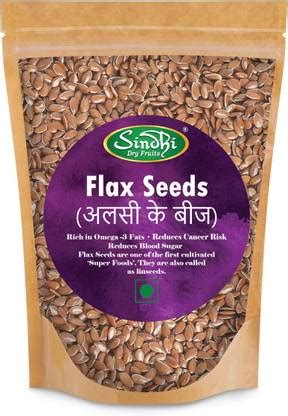 Sindhi Dry Fruits Premium Quality Flax Seeds (Alsi) (1KG) Brown Flax ...