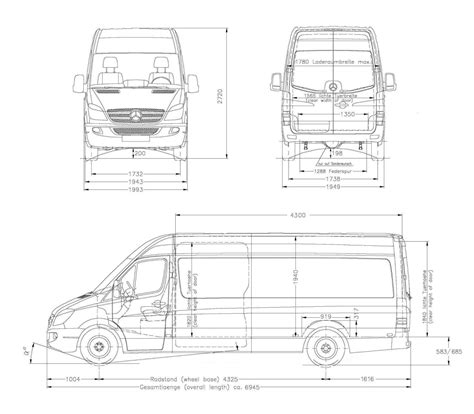 Measuring a Sprinter Van 的图像结果