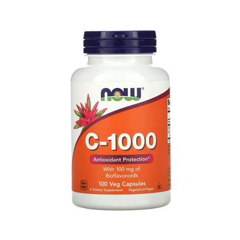 Now Foods Vitamin C 1000mg – Nutriride
