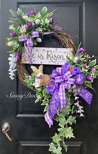 Image result for Easter Wreaths for Front Door