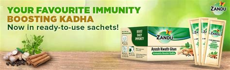 Buy Zandu Ayush Kwath Ghan Powder - Enriched with the Goodness of Tulsi ...