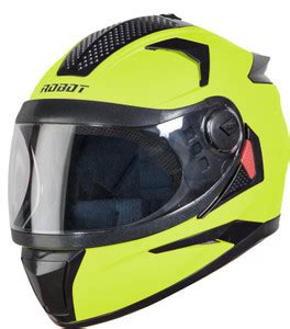 Steelbird SBH-17 Robot ISI Certified Full Face Helmet for Men and Women ...