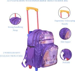 Flipkart.com | Indian Riders Cutie Butterfly girls School Kids Trolley ...