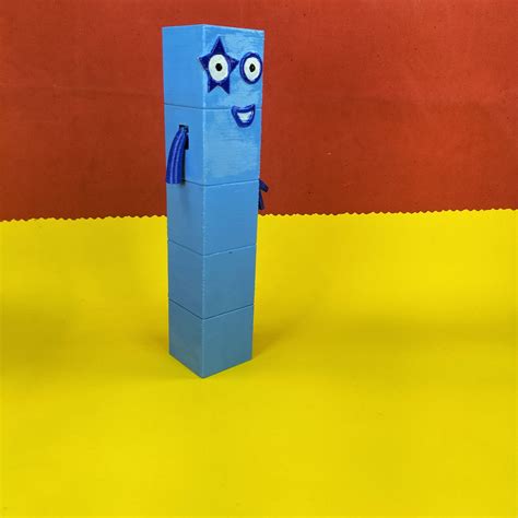 3D printing Flexi number block 5 • made with Ender 3 v 2・Cults