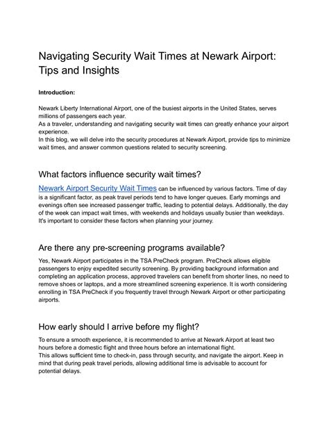 Navigating Security Wait Times at Newark Airport_ Tips and Insights ...