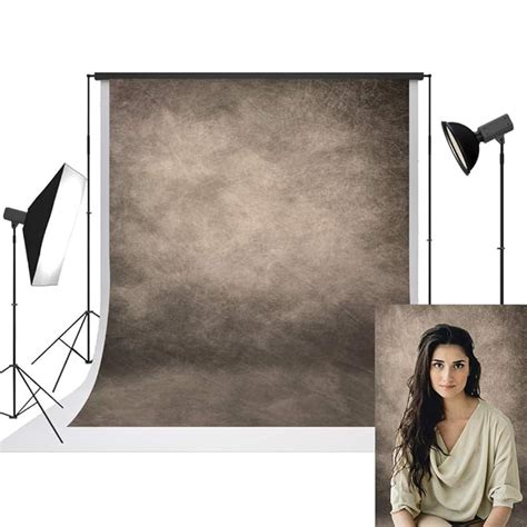 Buy UrcTepics 5x7ft Microfiber Beige Portrait Background for ...