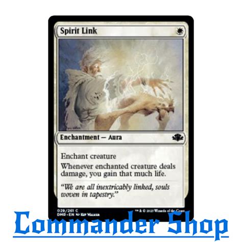 Spirit Link (Enchantment - Aura) White Mv1 Lifelink การ์ดเกม Magic The ...