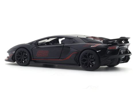 Lamborghini Aventador SVJ black 1:24 MSZ licensed diecast Scale Model ...