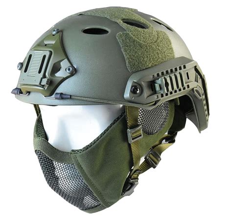 Buy Foldable Half Face Airsoft Mesh with Ear Protection and Airsoft ...
