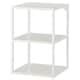 ENHET base fr w shelves, white, 40x40x60 cm (153/4x153/4x235/8") - IKEA