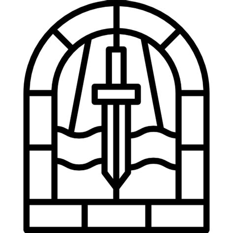 Stained glass window - Free icons