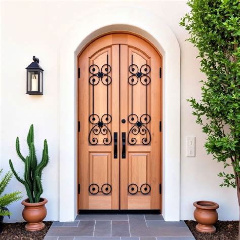 20 Spanish Style Front Doors To Boost Curb Appeal