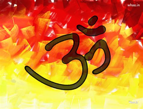 Colorful Om Symbol Hd Wallpaper