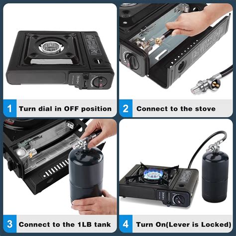 Buy WADEO Dual Fuel Camping Stove Replacement Hose, 3FT CGA600 & M16*1 ...