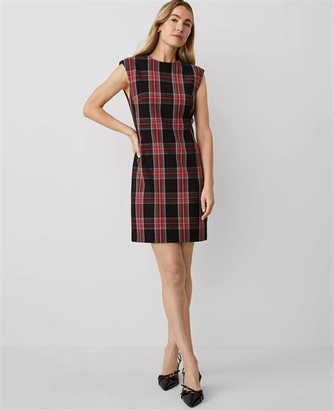 Plaid Shift Dress