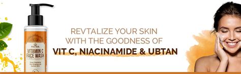 Matra Vitamin C Face Wash With Turmeric, Neem & Niacinamide (Vit B3 ...