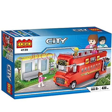 Toyshine City Blocks Set, ABS Plastic Construction Toy 436 Pieces ...