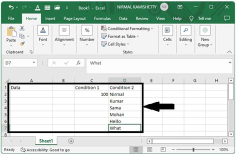 Excel Multiple Data Validation 的图像结果