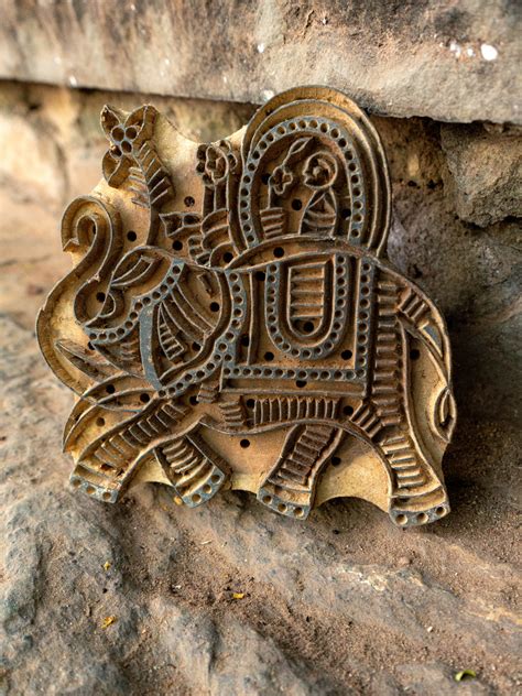 Shop Artful Decor: Vikas Singh's Elephant Wood Block Creations