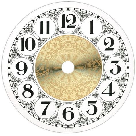 Image result for Clock Pattern Printable