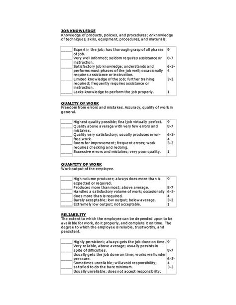 Performance Development Review Template 的图像结果
