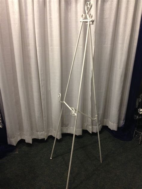 Easel – White Iron, 6Ft | Affordable Elegance Inc.