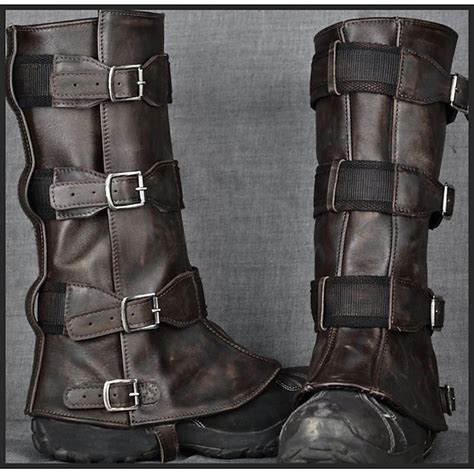 Retro Vintage Medieval Masquerade Gaiters Shoe Cover Fancy Dress Men's ...