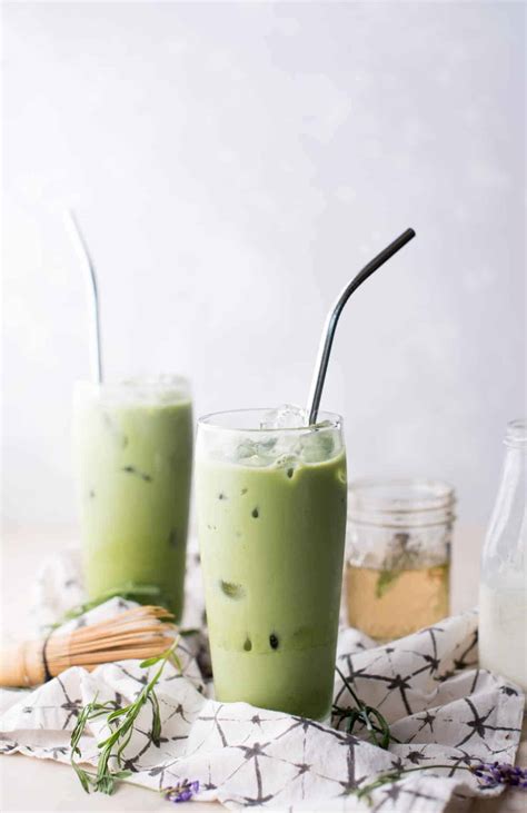 Iced Lavender Matcha