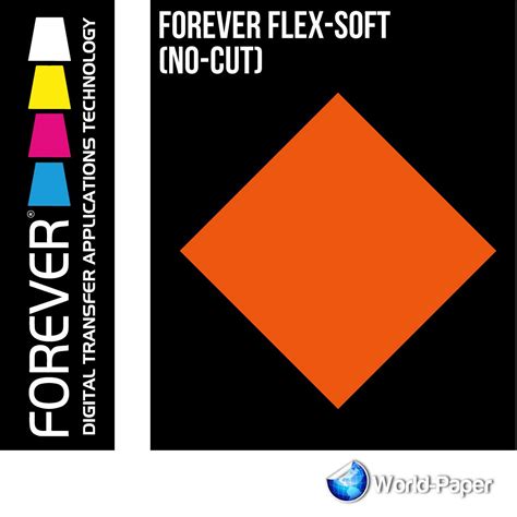 Forever Flex-Soft (No-Cut) Laser/LED Heat Transfer Paper 10 Sheets 8.5 ...