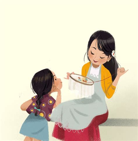 Mother and Daughter Cartoon 21665570 PNG