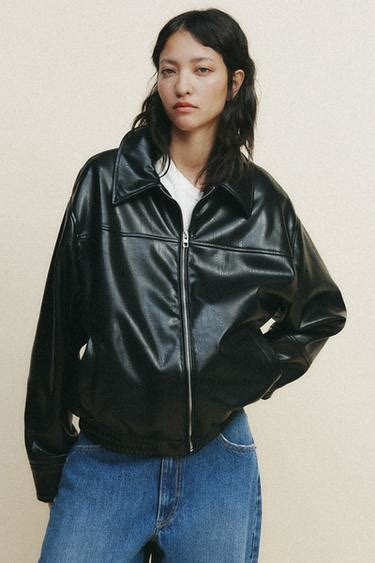 Women's Leather Jackets | ZARA India